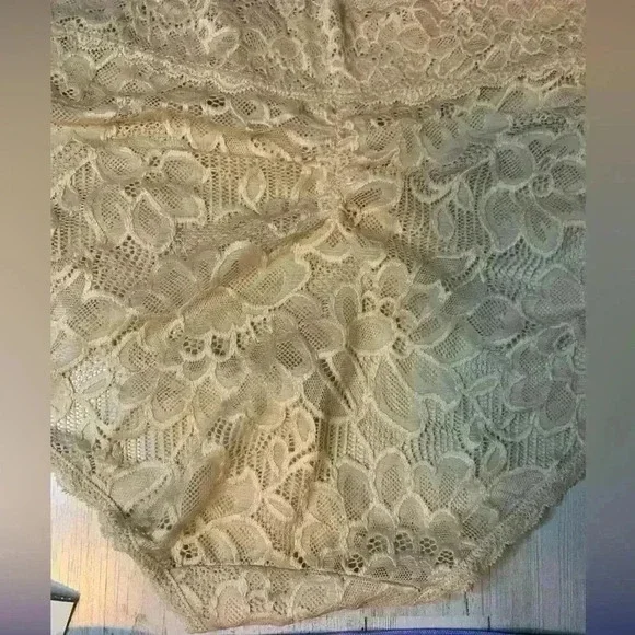 No Boundaries 1 Beige Nylon Lace & Purple Hipsters Size XXXL(21) . (Lot Of 2) - Picture 7 of 14